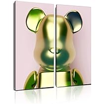 Amazon.co.jp: Be@rbrickアートパネル ベアブリック壁掛け 絵画